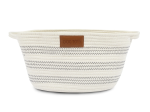 Bin - Market Stripe Rope Toy Bin