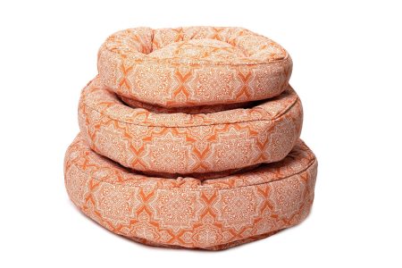 Canine Styles - Cotton Canvas - Curacao Orange - Dog Bed